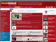 Tablet Screenshot of extremestyling.dk